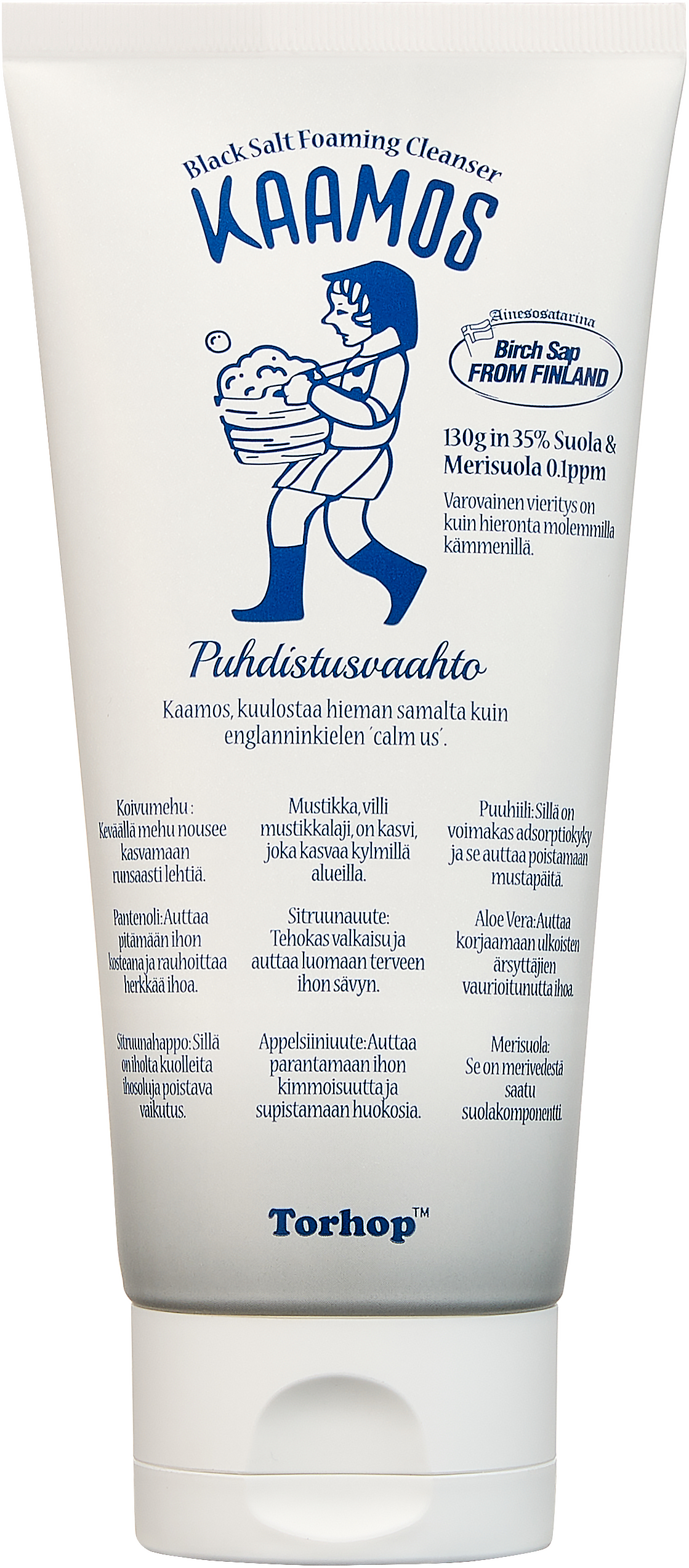 Torhop - Kaamos Black Salt Foaming Cleanser