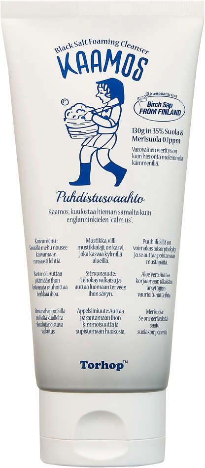 Torhop - Kaamos Black Salt Foaming Cleanser