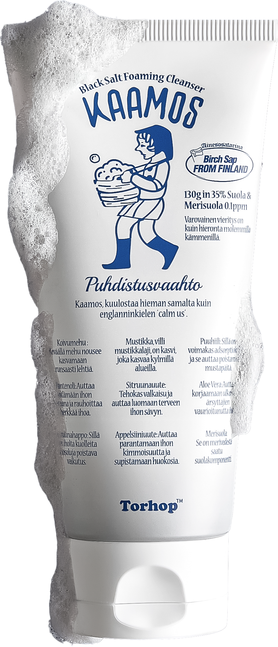 Torhop - Kaamos Black Salt Foaming Cleanser