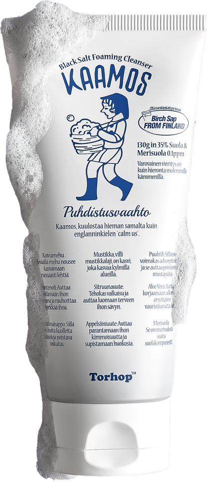 Torhop - Kaamos Black Salt Foaming Cleanser
